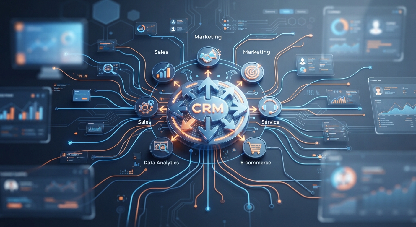 Illustration intégration CRM